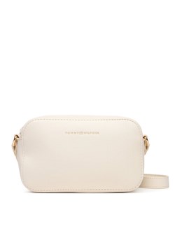 Torebka Tommy Hilfiger Th Logo Camera Bag AW0AW18115 Écru ze sklepu eobuwie.pl w kategorii Listonoszki - zdjęcie 187584735