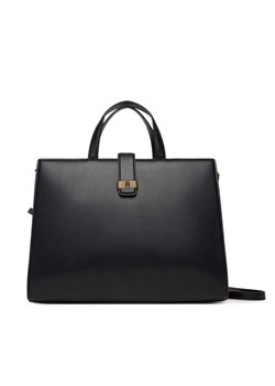 Tommy Hilfiger Torebka Th Heritage Satchel AW0AW18287 Czarny ze sklepu MODIVO w kategorii Torebki damskie - zdjęcie 187585335