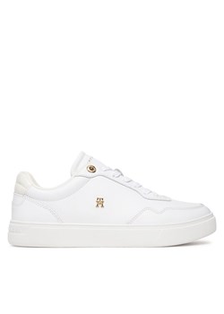 Tommy Hilfiger Sneakersy Casual Cupsole Sneaker FW0FW09022 Biały ze sklepu MODIVO w kategorii Buty sportowe damskie - zdjęcie 187585357