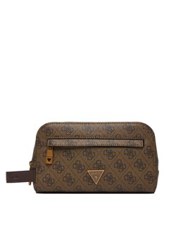 Guess Kosmetyczka PMMILO P5461 Brązowy ze sklepu MODIVO w kategorii Kosmetyczki - zdjęcie 187585378