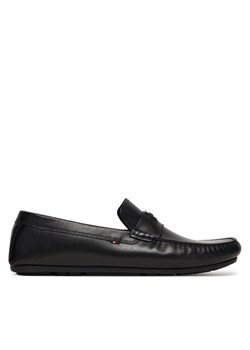 Tommy Hilfiger Mokasyny Hardware Hilfiger Driver Shoe FM0FM05838 Czarny ze sklepu MODIVO w kategorii Mokasyny męskie - zdjęcie 187585405