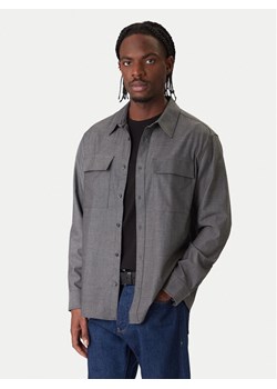 Calvin Klein Koszula Easy LV04LE114G Szary Relaxed Fit ze sklepu MODIVO w kategorii Koszule męskie - zdjęcie 187585407