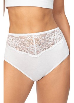 Donna bawełniane figi z wysokim stanem białe 243, Kolor biały, Rozmiar S, Donna ze sklepu Primodo w kategorii Majtki damskie - zdjęcie 187586255