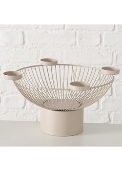 Boltze Świecznik &quot;Cindy&quot; w kolorze beżowym - wys. 17 x Ø 33,5 cm ze sklepu Limango Polska w kategorii Świeczniki - zdjęcie 187586499