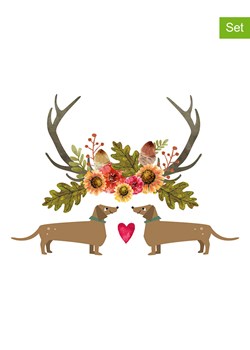 ppd Serwetki (40 szt.) &quot;Waltraut &amp; Walter&quot; w kolorze biało-jasnobrązowym ze sklepu Limango Polska w kategorii Akcesoria kuchenne - zdjęcie 187586577