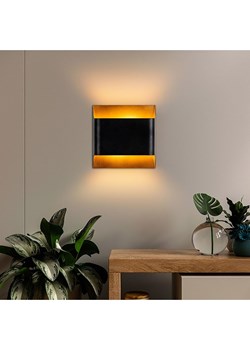 Opviq Lampa ścienna &quot;Bera&quot; w kolorze złoto-czarnym - 25 x 25 cm ze sklepu Limango Polska w kategorii Oświetlenie - zdjęcie 187586617