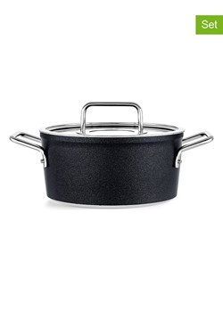 Fissler 2-częściowy zestaw &quot;Adamant®&quot; w kolorze czarnym - Ø 18 cm ze sklepu Limango Polska w kategorii Garnki - zdjęcie 187586676