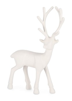 Bizzotto Figurka dekoracyjna &quot;Reindeer&quot; w kolorze białym - wys. 28,5 cm ze sklepu Limango Polska w kategorii Dekoracje - zdjęcie 187586788