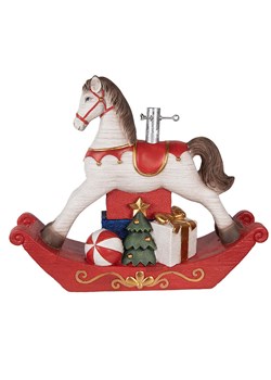 Clayre &amp; Eef Stojak w kolorze czerwono-białym na choinkę - 73 x 61 x 21 cm ze sklepu Limango Polska w kategorii Dekoracje bożonarodzeniowe - zdjęcie 187586946