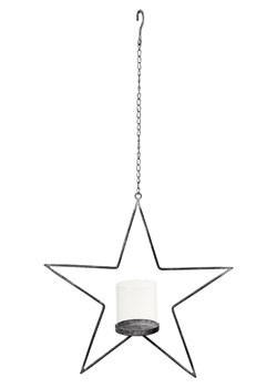 POSIWIO Świecznik w kolorze szarym - Ø 40 cm ze sklepu Limango Polska w kategorii Świeczniki - zdjęcie 187586986