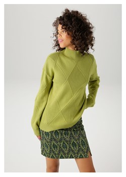 Aniston Sweter w kolorze zielonym ze sklepu Limango Polska w kategorii Swetry damskie - zdjęcie 187587038