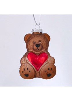 Boltze Zawieszka świąteczna w kolorze jasnobrązowo-czerwonym - wys. 11 cm ze sklepu Limango Polska w kategorii Dekoracje bożonarodzeniowe - zdjęcie 187587125