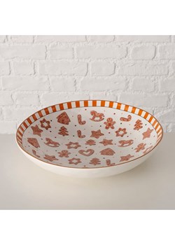 Boltze Miska &quot;Ginger&quot; w kolorze biało-jasnobrązowym - Ø 33,5 cm ze sklepu Limango Polska w kategorii Naczynia - zdjęcie 187587138
