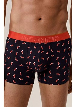 Atlantic 2-pack bokserki męskie 2GMH-027-GRANATOWY, Kolor granatowy-wzór, Rozmiar M, ATLANTIC ze sklepu Intymna w kategorii Majtki męskie - zdjęcie 187587427