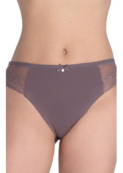 2-pak figi damskie bawełniane z koronką L-1590BI, Kolor czarno-szary, Rozmiar L, LAMA ze sklepu Intymna w kategorii Majtki damskie - zdjęcie 187587458