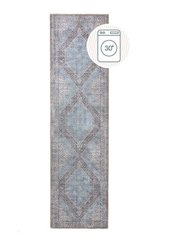 Flair Rugs Chodnik &quot;Cyra&quot; w kolorze beżowo-błękitnym ze sklepu Limango Polska w kategorii Dywany - zdjęcie 187588189