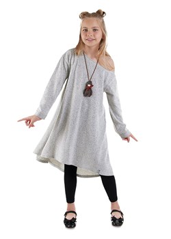 Denokids Sukienka w kolorze jasnoszarym ze sklepu Limango Polska w kategorii Sukienki dziewczęce - zdjęcie 187588199