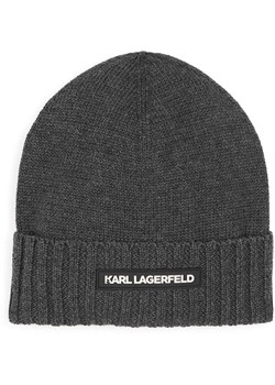 Karl Lagerfeld Kids Czapka w kolorze antracytowym ze sklepu Limango Polska w kategorii Czapki dziecięce - zdjęcie 187588225