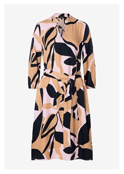 More &amp; More Sukienka w kolorze beżowo-czarno-jasnoróżowym ze sklepu Limango Polska w kategorii Sukienki - zdjęcie 187588308