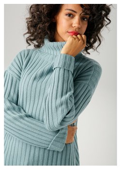 Aniston Golf w kolorze błękitnym ze sklepu Limango Polska w kategorii Swetry damskie - zdjęcie 187588437