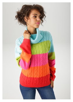 Aniston Golf ze wzorem ze sklepu Limango Polska w kategorii Swetry damskie - zdjęcie 187588449