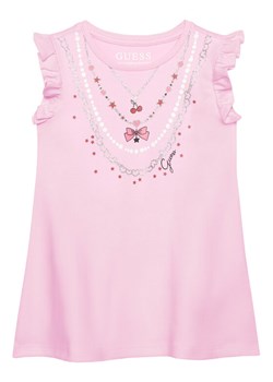 Guess Sukienka codzienna K6RK02 KA6W4 Różowy Regular Fit ze sklepu MODIVO w kategorii Sukienki dziewczęce - zdjęcie 187588686