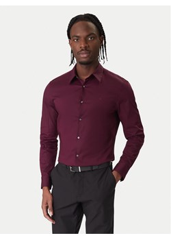 Calvin Klein Koszula LV04LB145G Fioletowy Slim Fit ze sklepu MODIVO w kategorii Koszule męskie - zdjęcie 187588697