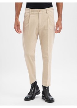 Drykorn Męskie spodnie sztruksowe - Chasy Mężczyźni Bawełna czekoladowy jednolity ze sklepu vangraaf w kategorii Spodnie męskie - zdjęcie 187589168