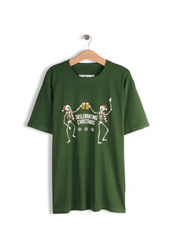 GATE Bawełniana koszulka ze świątecznym nadrukiem S ze sklepu gateshop w kategorii T-shirty męskie - zdjęcie 187589385