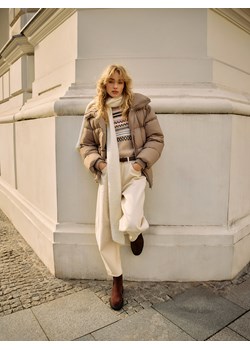 Mohito - Spodnie balloon - kremowy ze sklepu Mohito w kategorii Spodnie damskie - zdjęcie 187589645