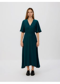 Reserved - Sukienka z lyocellem - niebieski ze sklepu Reserved w kategorii Sukienki - zdjęcie 187589919