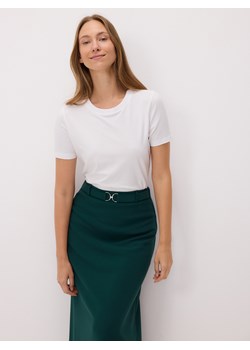 Reserved - Spódnica midi z paskiem - ciemnozielony ze sklepu Reserved w kategorii Spódnice - zdjęcie 187590365
