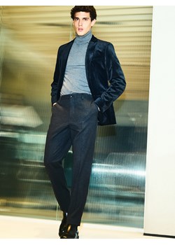 Reserved - Marynarka slim fit - czarny ze sklepu Reserved w kategorii Marynarki męskie - zdjęcie 187590389