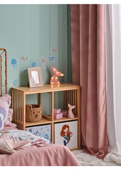 Sinsay - Zasłona welurowa - różowy ze sklepu Sinsay w kategorii Zasłony - zdjęcie 187590755