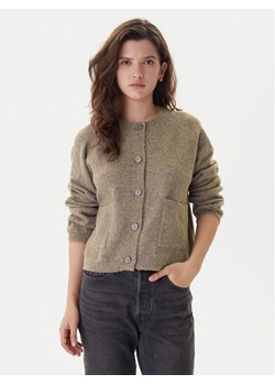 ONLY Kardigan Piemonte 15344118 Beżowy Regular Fit ze sklepu MODIVO w kategorii Swetry damskie - zdjęcie 187591698