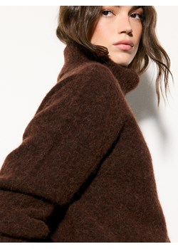Mohito - Sweter z wełną alpaki - brązowy ze sklepu Mohito w kategorii Swetry damskie - zdjęcie 187592155