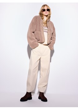 Mohito - Spodnie balloon - kremowy ze sklepu Mohito w kategorii Spodnie damskie - zdjęcie 187592186