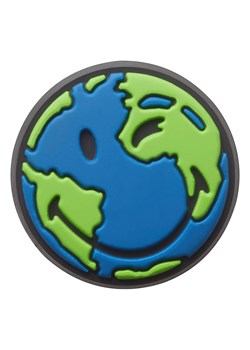 Crocs Przypinka &quot;Smiley Brand World&quot; w kolorze niebiesko-zielonym na buty ze sklepu Limango Polska w kategorii Kapcie damskie - zdjęcie 187593439