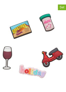 Crocs Kolorowe przypinki (5 szt.) &quot;Jet Setter&quot; na buty ze sklepu Limango Polska w kategorii Kapcie damskie - zdjęcie 187593447