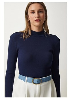 Happiness Istanbul Koszulka w kolorze granatowym ze sklepu Limango Polska w kategorii Bluzki damskie - zdjęcie 187593539