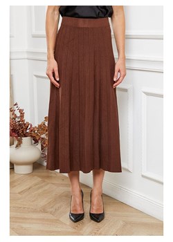 Joséfine Spódnica &quot;Boniz&quot; w kolorze jasnobrązowym ze sklepu Limango Polska w kategorii Spódnice - zdjęcie 187593697