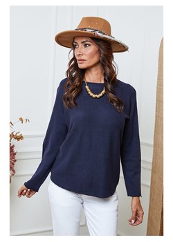 So Cachemire Sweter &quot;Ianaz&quot; w kolorze granatowym ze sklepu Limango Polska w kategorii Swetry damskie - zdjęcie 187593756