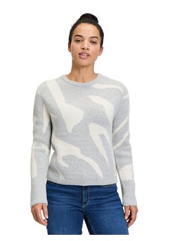 BETTY &amp; CO Sweter w kolorze szaro-kremowym ze sklepu Limango Polska w kategorii Swetry damskie - zdjęcie 187593835