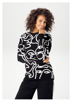 Aniston Sweter w kolorze czarno-białym ze sklepu Limango Polska w kategorii Swetry damskie - zdjęcie 187593907