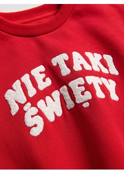 Reserved - Bluza z aplikacją - czerwony ze sklepu Reserved w kategorii Bluzy chłopięce - zdjęcie 187594236