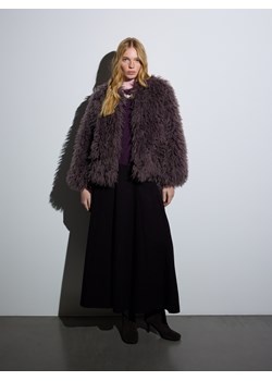 Reserved - Wełniany sweter - ciemnofioletowy ze sklepu Reserved w kategorii Swetry damskie - zdjęcie 187594306