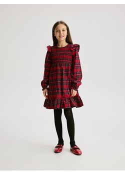 Reserved - Sukienka w kratę - wielobarwny ze sklepu Reserved w kategorii Sukienki dziewczęce - zdjęcie 187594376