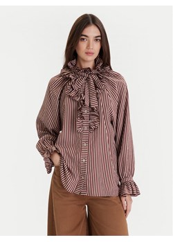 ViCOLO Koszula TF0287 Brązowy Regular Fit ze sklepu MODIVO w kategorii Koszule damskie - zdjęcie 187595017