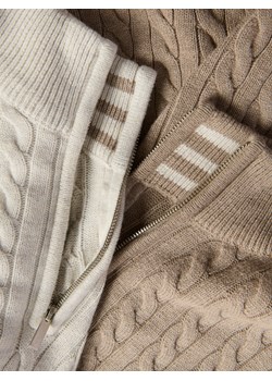 Reserved - Sweter z domieszką wełny - beżowy ze sklepu Reserved w kategorii Swetry męskie - zdjęcie 187595436