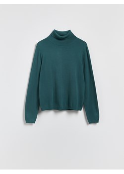 Reserved - Golf z wiskozą - morski ze sklepu Reserved w kategorii Swetry damskie - zdjęcie 187595597